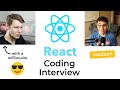 Intermediate React.js Coding Interview (ft. Clément Mihailescu)