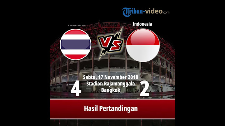 Hasil Akhir, Sempat Unggul, Timnas Indonesia Harus Menelan Kekalahan Atas Thailand