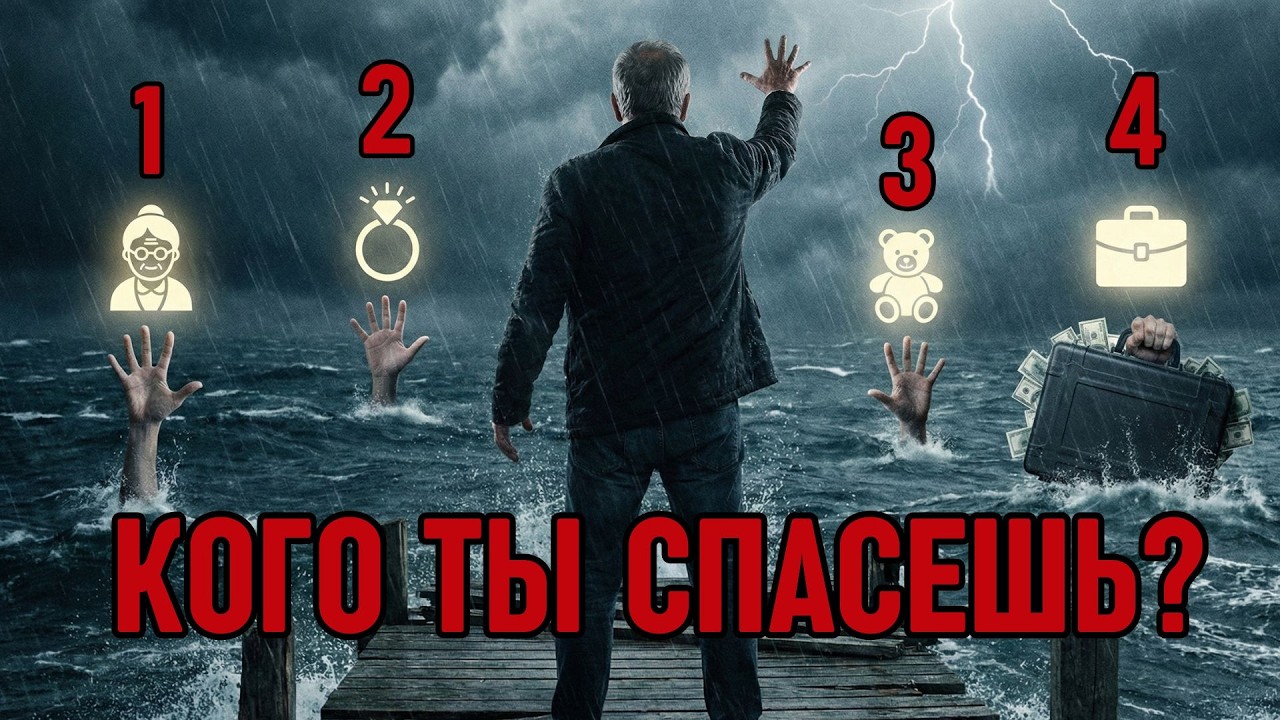 КОГО ТЫ СПАСЕШЬ ПЕРВЫМ? Тест, который обнажает ПРАВДУ о вашей ДУШЕ!