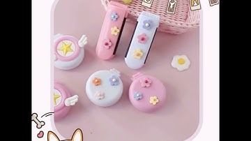 Lược mini Classy Có Thể Gấp Gọn Tích Hợp Gương Họa Tiết Hoạt Hình Đáng Yêu Độc Đáo PK923