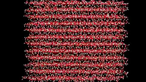 Melting of ice, ice structure