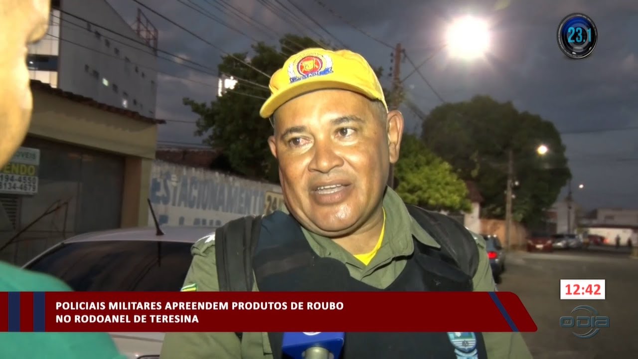 Policiais Militares apreendem produtos de roubo no Rodoanel de Teresina 09 10 2023