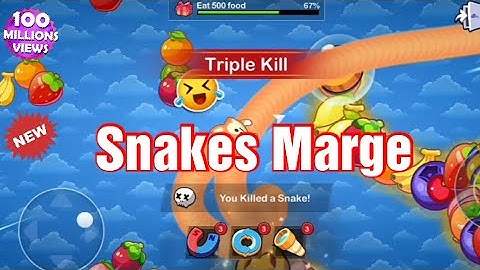 Snake Rivals  Vs Snake Merge Game Comparison! Best Gameplay