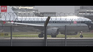 Bea Retro Airbus Returns To Service First Day - Friday 11 Feb 2022. Ba 1312 Heathrow - Aberdeen.