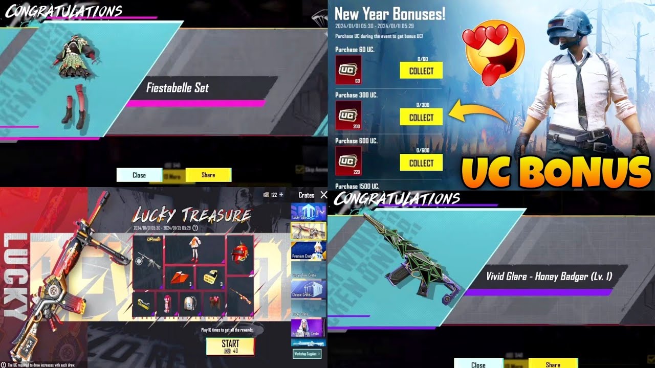 Uc Purchase New Event Bgmi New Crate Opening Next Classic Crate