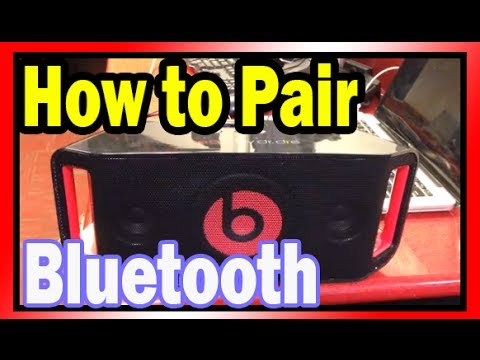 how to bluetooth pair Beats by dre wireless bluetooth speaker review - YouTube