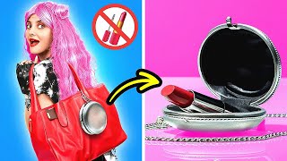 SNEAKING MAKEUP IN CLASS💋💄 Craziest Tricks For Makeup Lovers By TeenVee🩵🩷