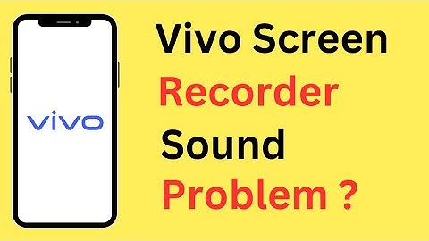 Vivo Screen Recorder No Sound Problem | Vivo Screen Recording Sound Problem