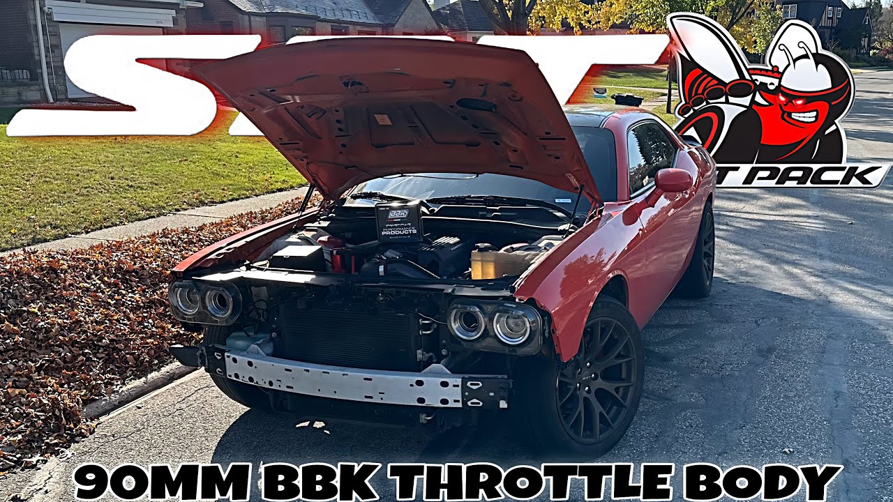 INSTALLING THE FASTEST BBK THROTTLE BODY ON MY CHALLENGER RT