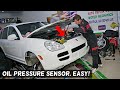 PORSCHE CAYENNE OIL PRESSURE SENSOR SWITCH LOCATION RPELACEMENT EXPLAINED