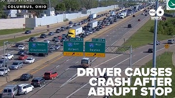 Yikes! Ohio driver causes crash after missing exit
