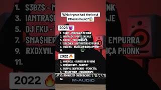 Which year had the best Phonk music? 😱