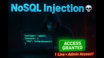 NoSQL Injection 💀 | How Hackers Bypass Logins with Just One Line of Code!