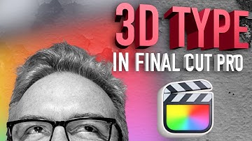 Have you tried this 3d Text Setup In Final Cut Pro?