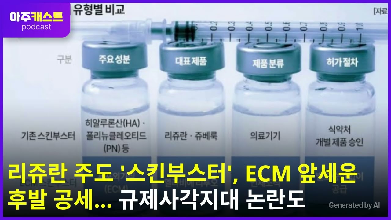 리쥬란 주도 스킨부스터, ECM 앞세운 후발 공세... 규제사각지대 논란도