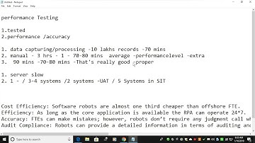 RPA-Bot Performance Testing Framework