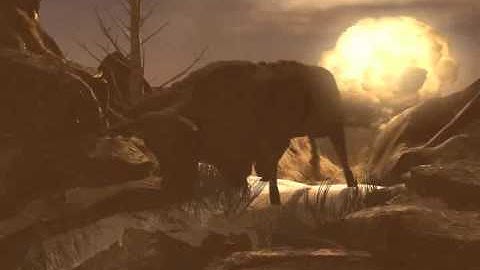 Fallout Tactics Cutscene - Nuked Brahmin