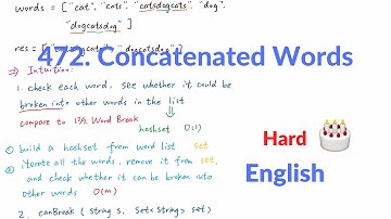 LeetCode 472. Concatenated Words Explanation and Solution