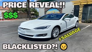 I bought a WRECKED Tesla Model S 100D From COPART and here is the PRICE BREAKDOWN!