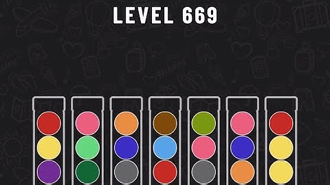 Ball Sort Puzzle Level 669 #ballsortpuzzle #ballsortpuzzlegameplay #puzzlegame #mobilegames