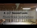 A 60 Second Look: PowerBrace Installations