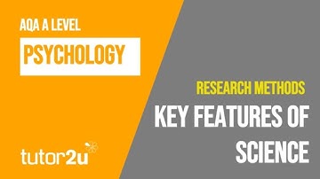 Key Features of Science | AQA A Level Psychology | Research Methods