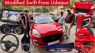Maruti Swift Base To Top In Rs 50000 | 2023 Maruti Swift Modification | Swift Lxi To Zxi | OEM Parts