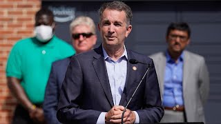Gov. Ralph Northam announces that 70% of Virginia's adults are vaccinated