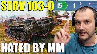 Cross Your Fingers Because MM Really Hates This Tank! - Strv 103-0 in World of Tanks