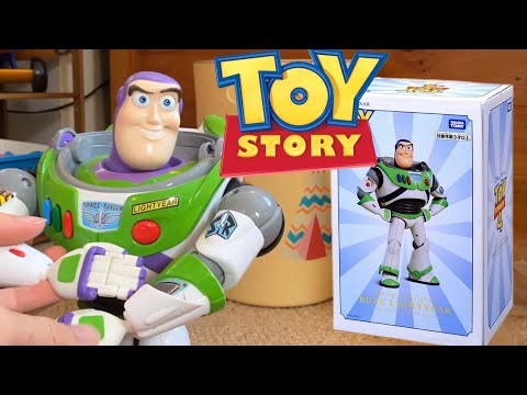The Takara tomy REAL POSING Buzz Lightyear Action Figure Toy Story Review