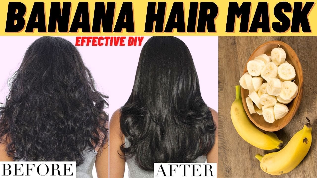 Banana hair mask for soft hairHow to get silky & smooth hair at home