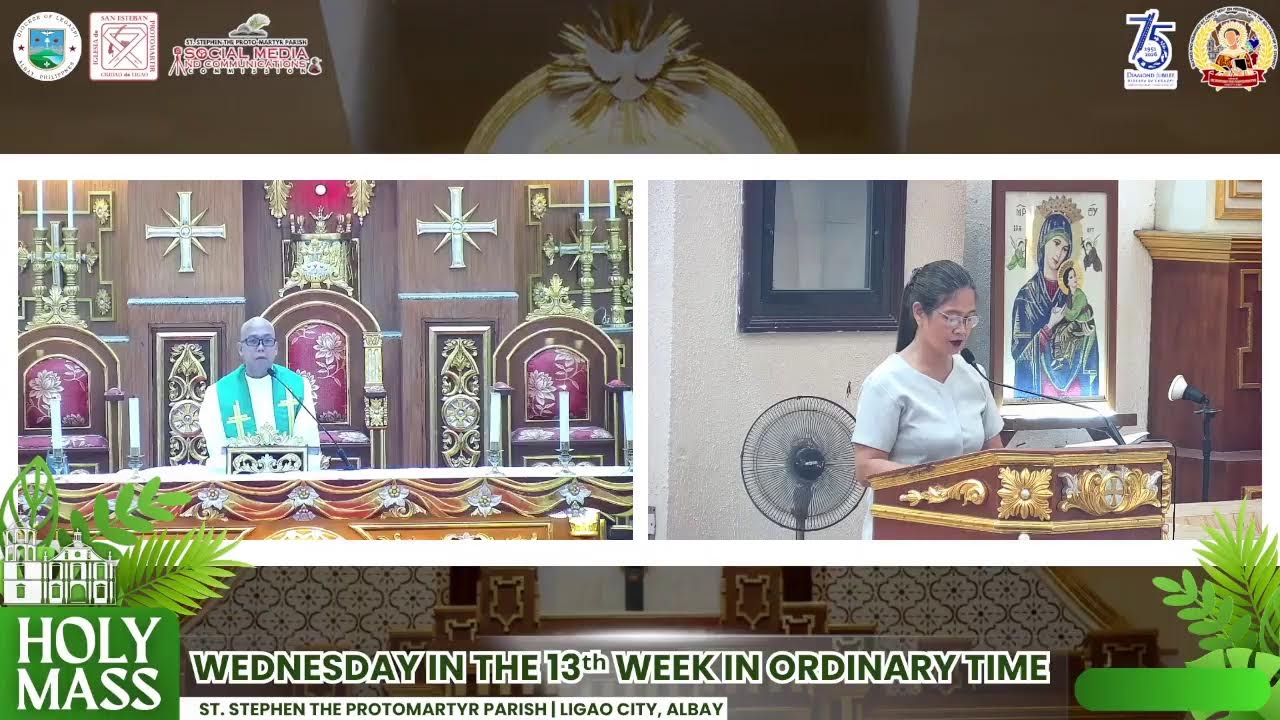 Holy Mass | WEDNESDAY OF THE THIRTEENTH WEEK IN ORDINARY TIME