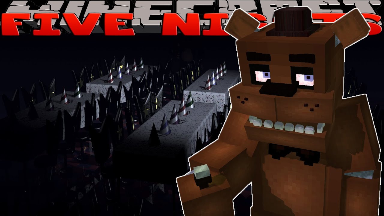 Minecraft School - FIVE NIGHTS AT FREDDY'S - FOXY ON THE HUNT!! w/Little Lizard & Tiny Turtle