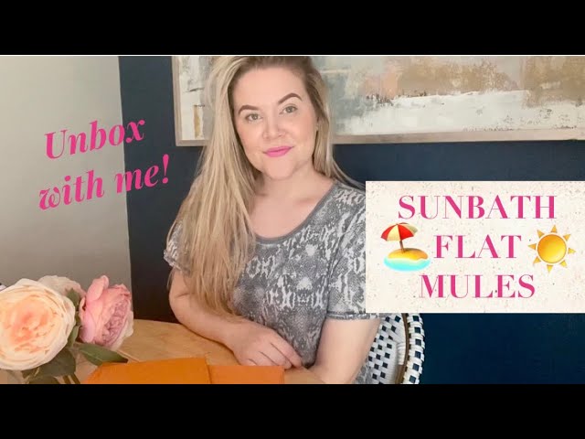 ✨LOUIS VUITTON UNBOXING: SUNBATH FLAT MULE✨ 