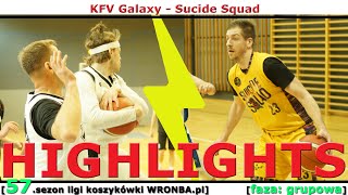 [koszykówka WRONBA, 57.sezon] 20.04.2024: HIGHLIGHTS: KFV Galaxy - Sucide Squad