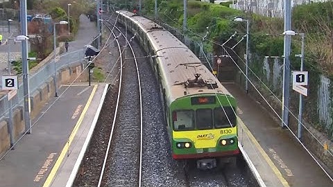 Irish Rail 8100 Class Dart Train 8130 - Salthill & Monkstown Station, Dublin