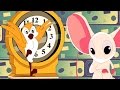Hickory Dickory Dock | Nursery Rhyme In English | Cartoon Animation for Kids | Simple Nursery Songs