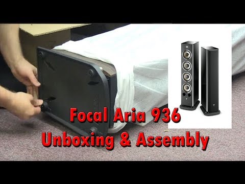 Focal Aria 936 Unboxing and Assembly Dark Walnut Finish II