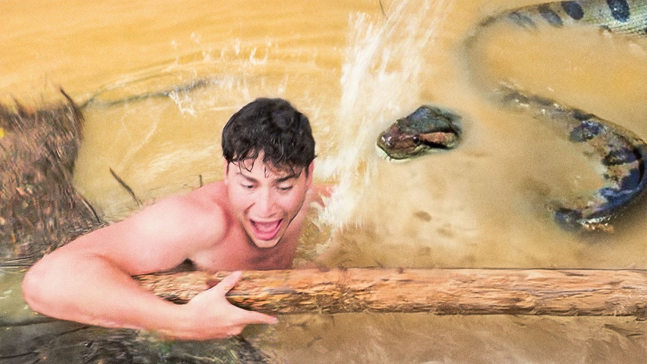Sobreviví 30h Atrapado en el Amazonas (me muerde una anaconda)