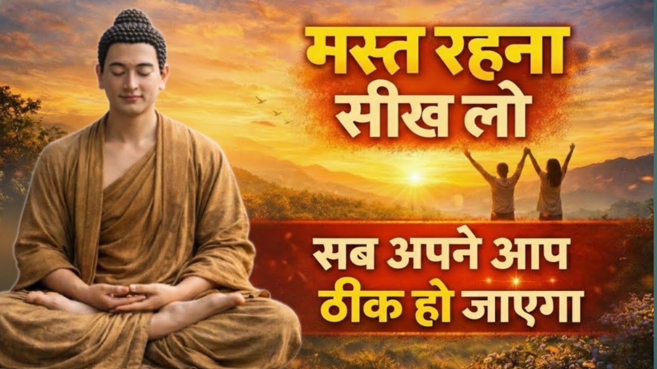 अगर मन परेशान है तो यह वीडियो देख लो | गौतम बुद्ध का शांति मंत्र।Buddhist teachings On Mind Control