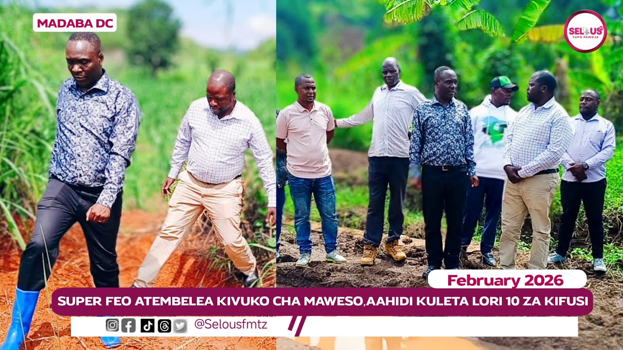 Представитель компании SUPER FEO посетил перекресток Мавесо и пообещал доставить 10 грузовиков.