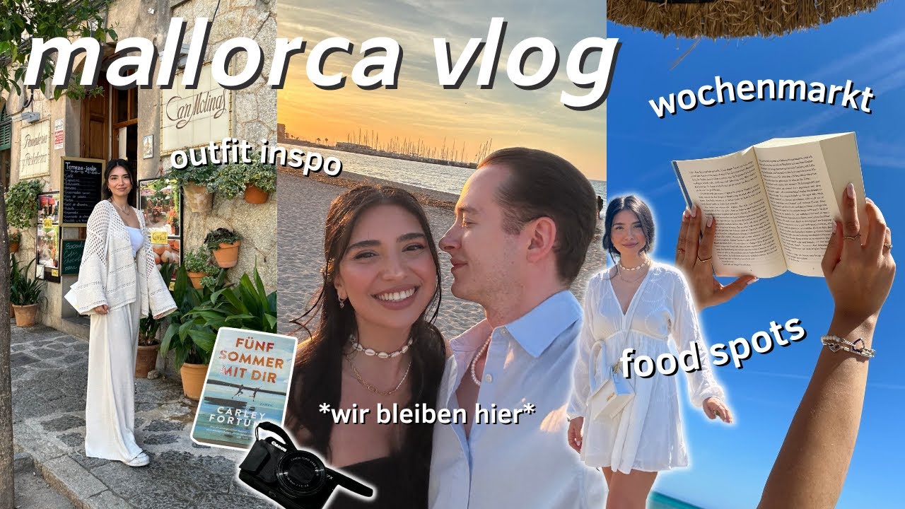 mallorca vlog 🌴✨strände, food spots, wochenmarkt *wir sind verliebt*🥹