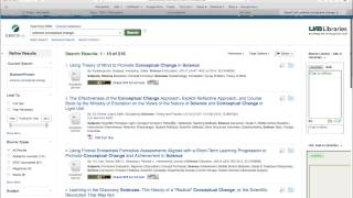 Using ERIC to find Resources