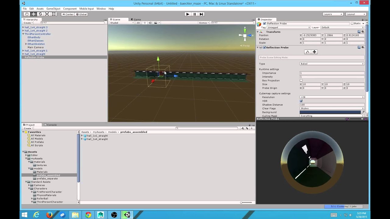 Unity reflection probes - YouTube