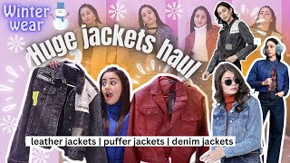 Huge winter wear haul * trendy jackets for women * | best winter haul for women | Vanya singh #haul