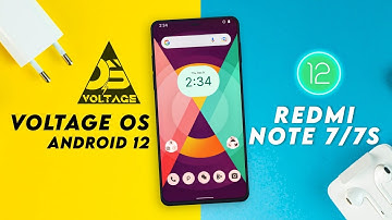 Voltage OS 1.1⚡Android 12 Customization is Here for Redmi Note 7/7s (Smooth Ui) Monet Theme
