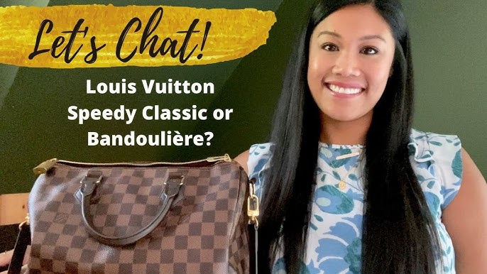 LOUIS VUITTON - SPEEDY BANDOULIÈRE 25 - ORGANIZER/PURSE INSERT + WIMB -  What's in My Handbag 