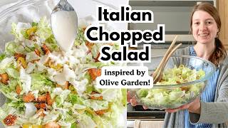 My Version of an Italian Chopped Salad Inspired by Olive Garden