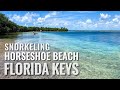 Florida Keys - Snorkeling Horseshoe Beach in Big Pine Key [4K]