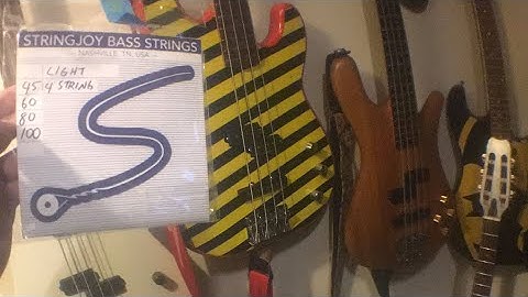 Stringjoy Bass String Live Review